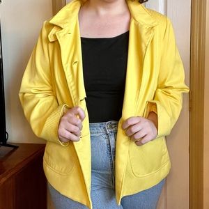 60s Vibes Yellow Jacket | Nygard Collection Size 20